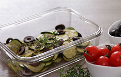 Gebratene Zucchini mit Oliven